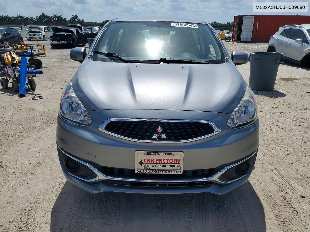 2018 Mitsubishi Mirage Es VIN: ML32A3HJ0JH009680 Lot: 57690986