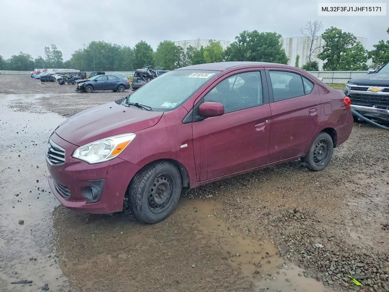 ML32F3FJ1JHF15171 2018 Mitsubishi Mirage G4 Es