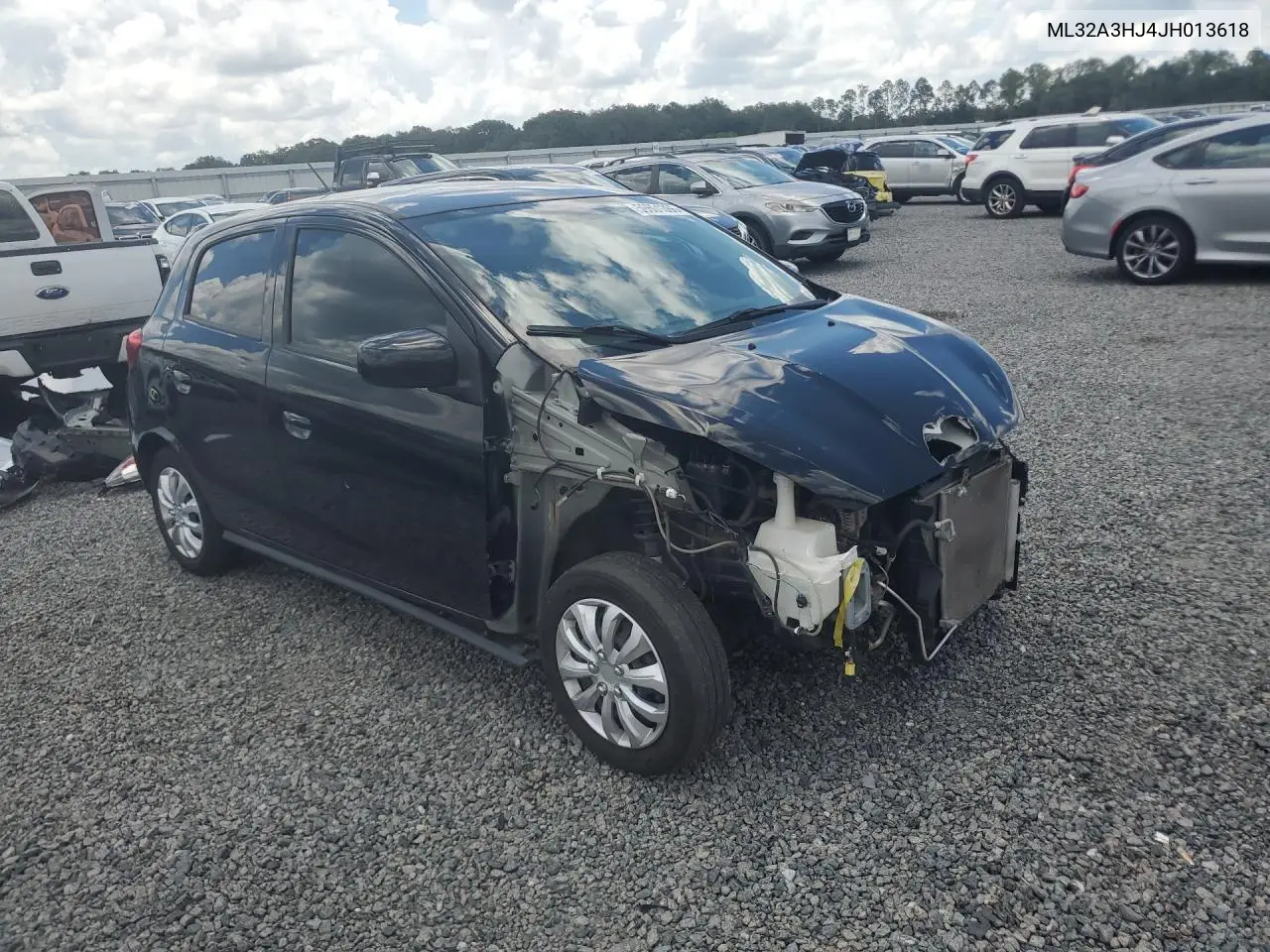 2018 Mitsubishi Mirage Es, Le VIN: ML32A3HJ4JH013618 Lot: 59601366