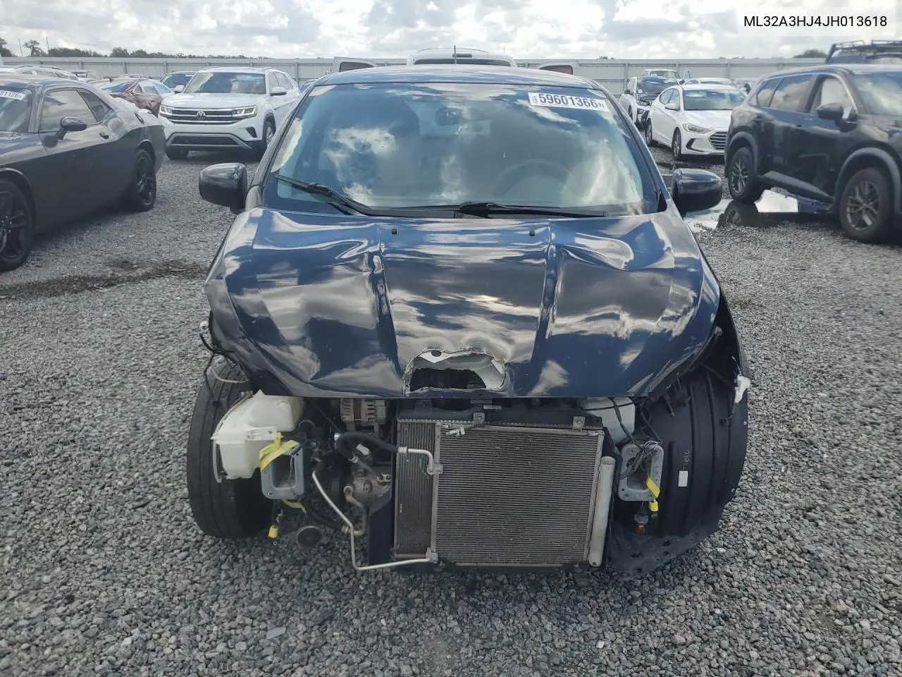 2018 Mitsubishi Mirage Es, Le VIN: ML32A3HJ4JH013618 Lot: 59601366