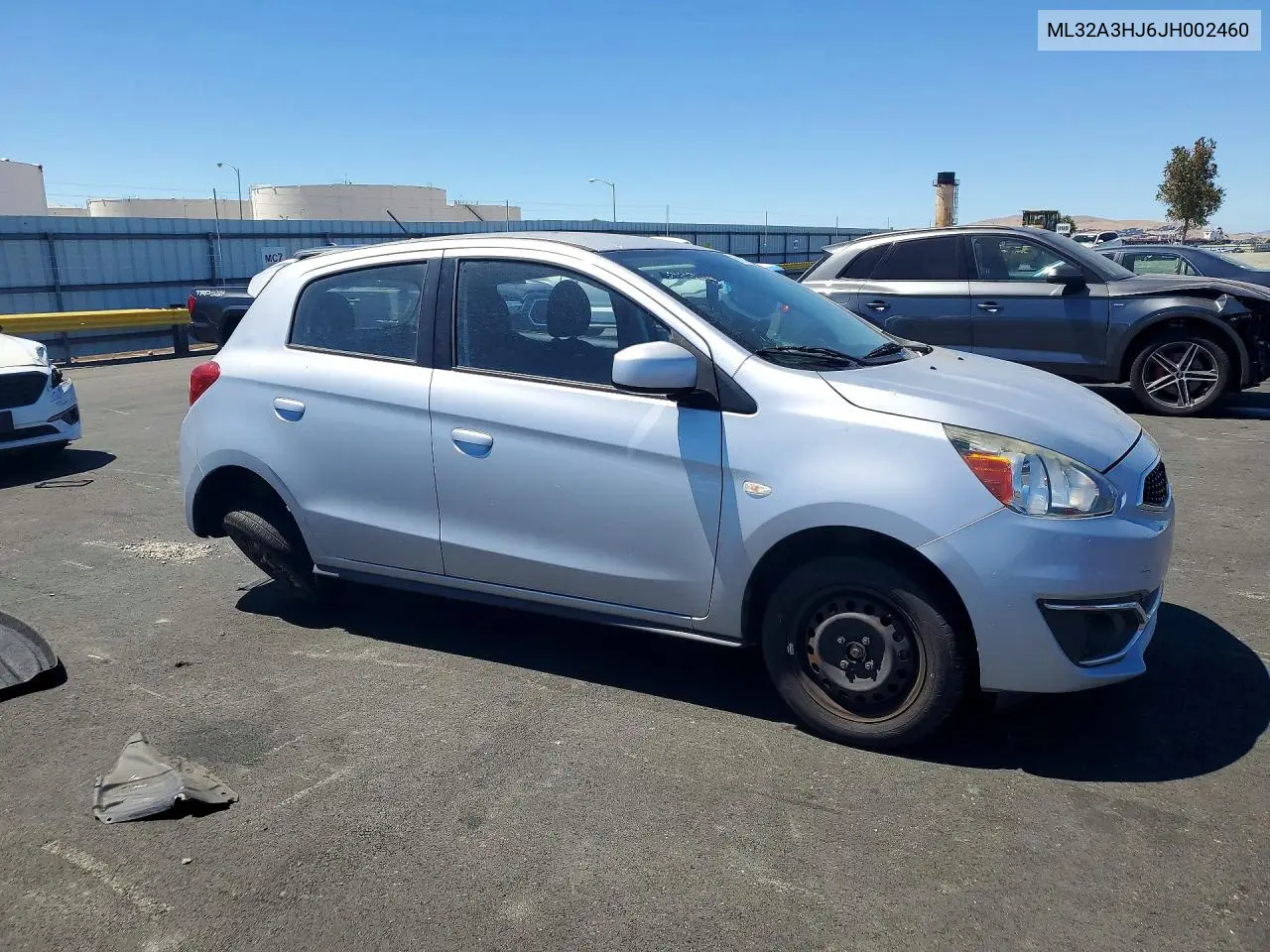 2018 Mitsubishi Mirage Es VIN: ML32A3HJ6JH002460 Lot: 60138016