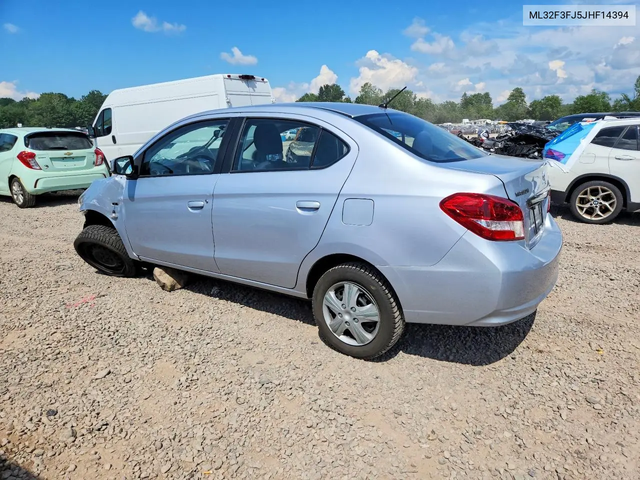 2018 Mitsubishi Mirage G4 Es VIN: ML32F3FJ5JHF14394 Lot: 60326826