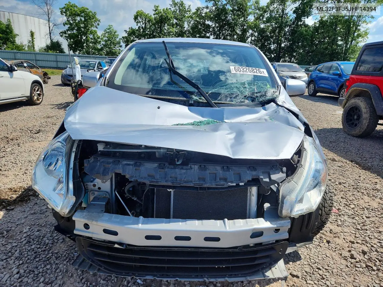 2018 Mitsubishi Mirage G4 Es VIN: ML32F3FJ5JHF14394 Lot: 60326826