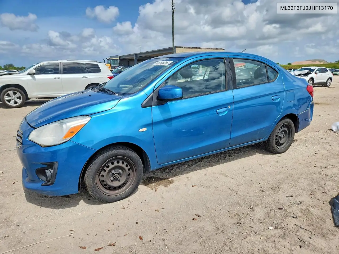 2018 Mitsubishi Mirage G4 Es VIN: ML32F3FJ0JHF13170 Lot: 60758416