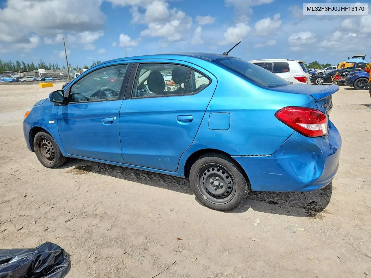 2018 Mitsubishi Mirage G4 Es VIN: ML32F3FJ0JHF13170 Lot: 60758416
