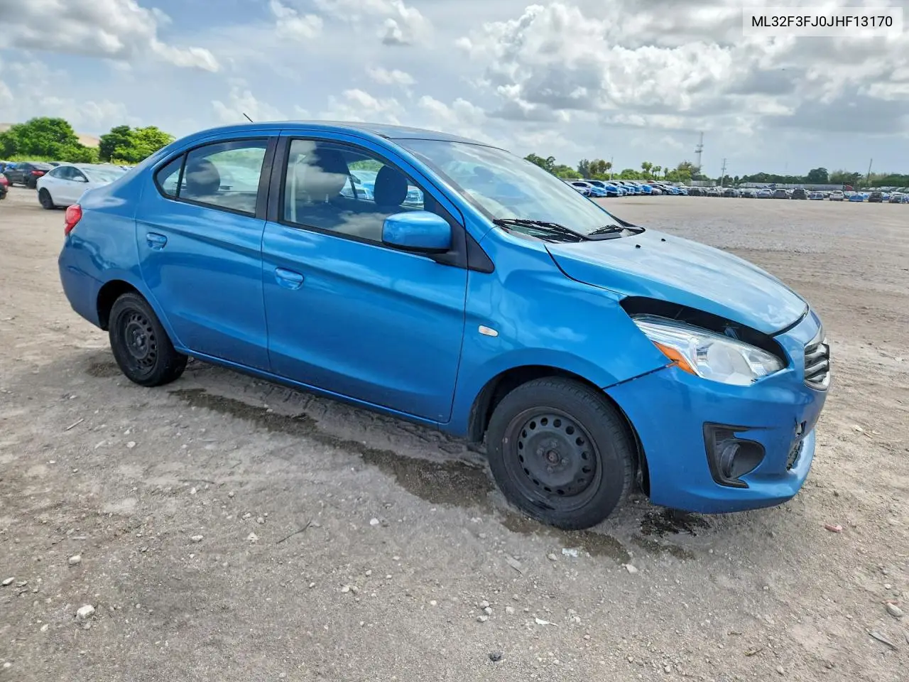 2018 Mitsubishi Mirage G4 Es VIN: ML32F3FJ0JHF13170 Lot: 60758416