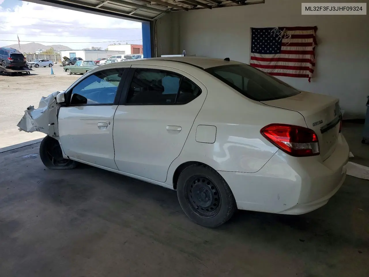 2018 Mitsubishi Mirage G4 Es VIN: ML32F3FJ3JHF09324 Lot: 60838086