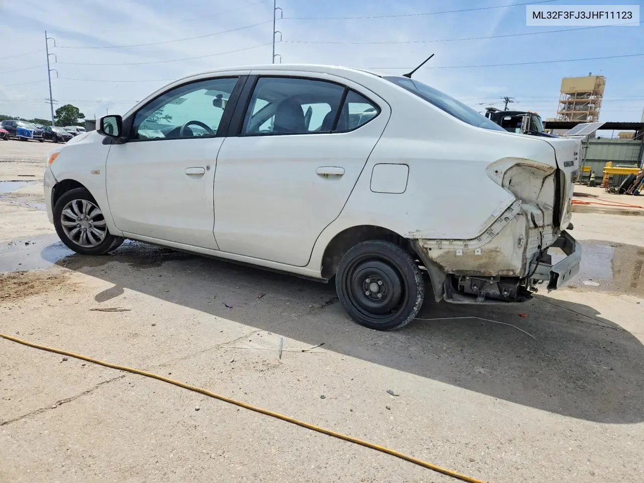 2018 Mitsubishi Mirage G4 Es VIN: ML32F3FJ3JHF11123 Lot: 61039976