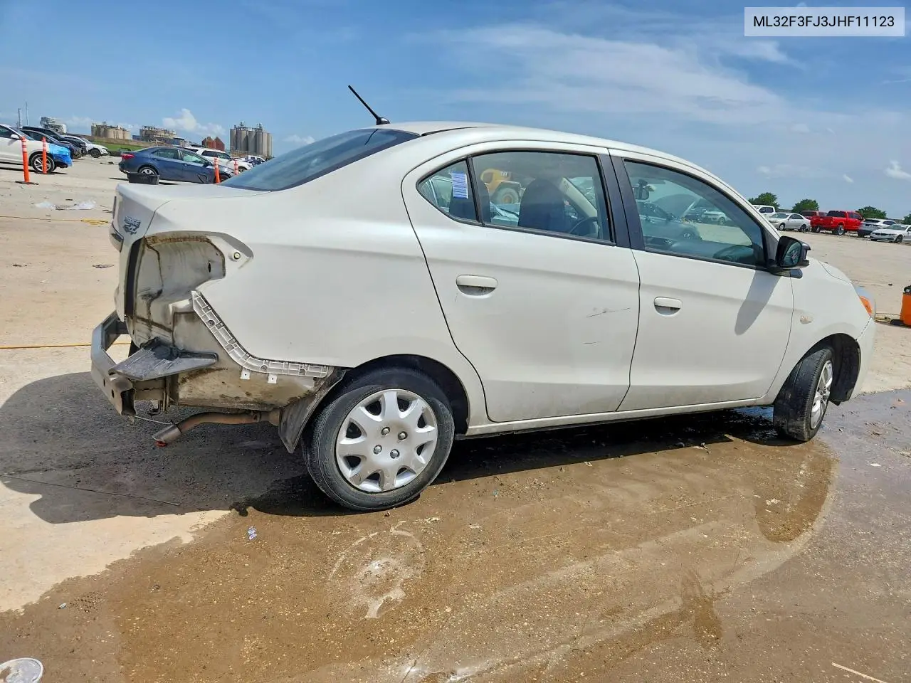2018 Mitsubishi Mirage G4 Es VIN: ML32F3FJ3JHF11123 Lot: 61039976