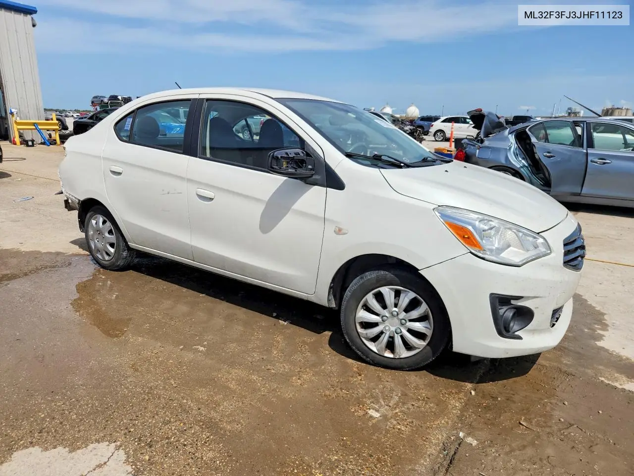 2018 Mitsubishi Mirage G4 Es VIN: ML32F3FJ3JHF11123 Lot: 61039976
