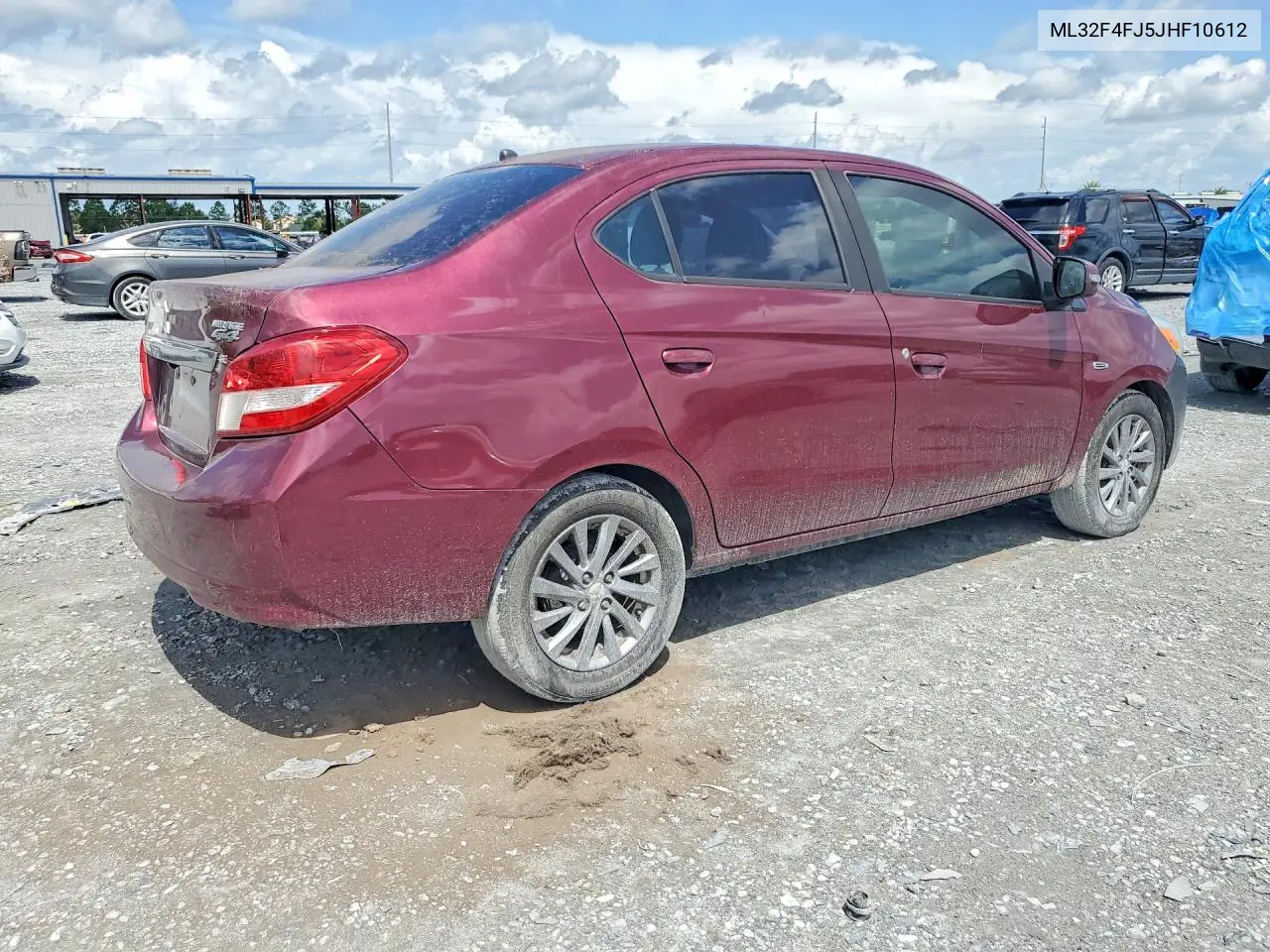 2018 Mitsubishi Mirage G4 Se VIN: ML32F4FJ5JHF10612 Lot: 61201466