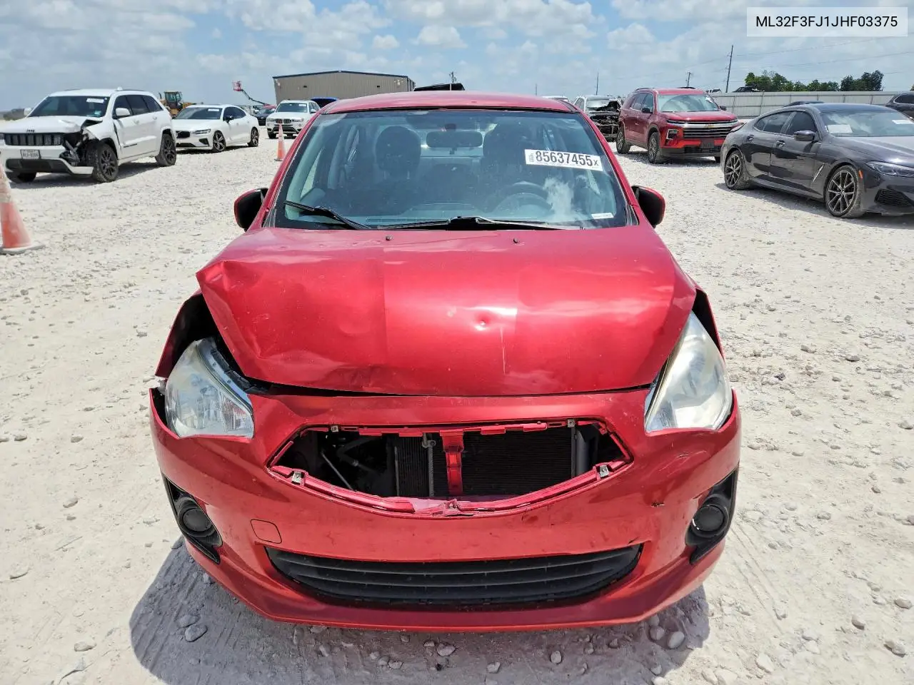 2018 Mitsubishi Mirage VIN: ML32F3FJ1JHF03375 Lot: 85637455