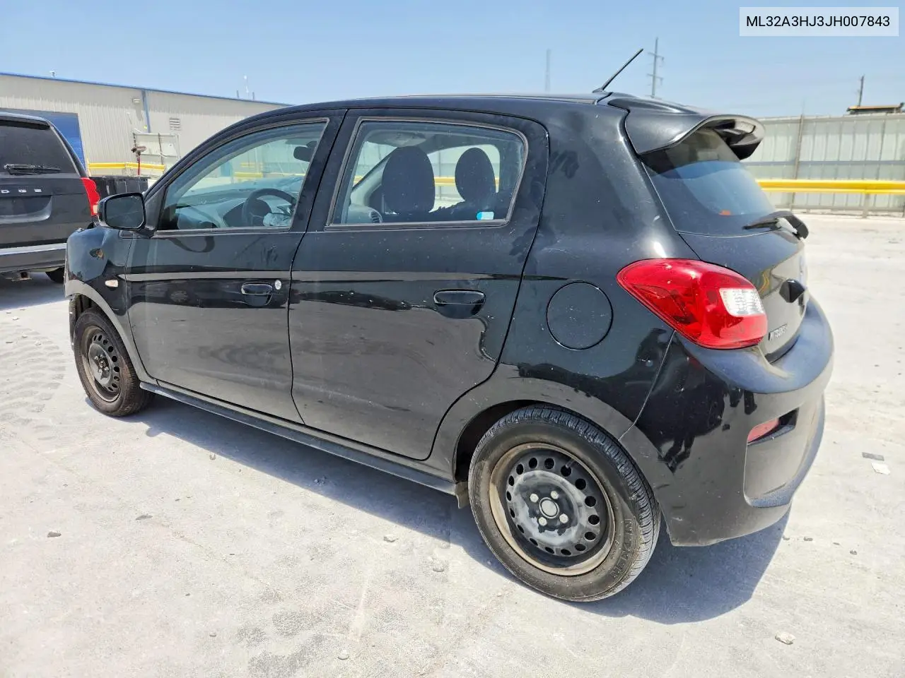 2018 Mitsubishi Mirage Es VIN: ML32A3HJ3JH007843 Lot: 85768845