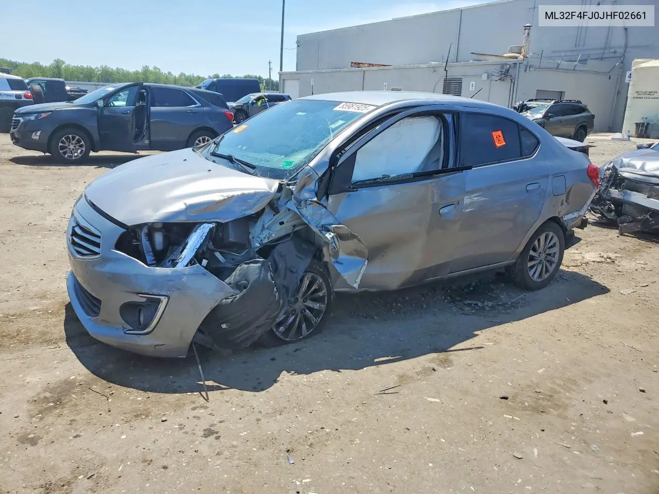 2018 Mitsubishi Mirage G4 Se VIN: ML32F4FJ0JHF02661 Lot: 85981925
