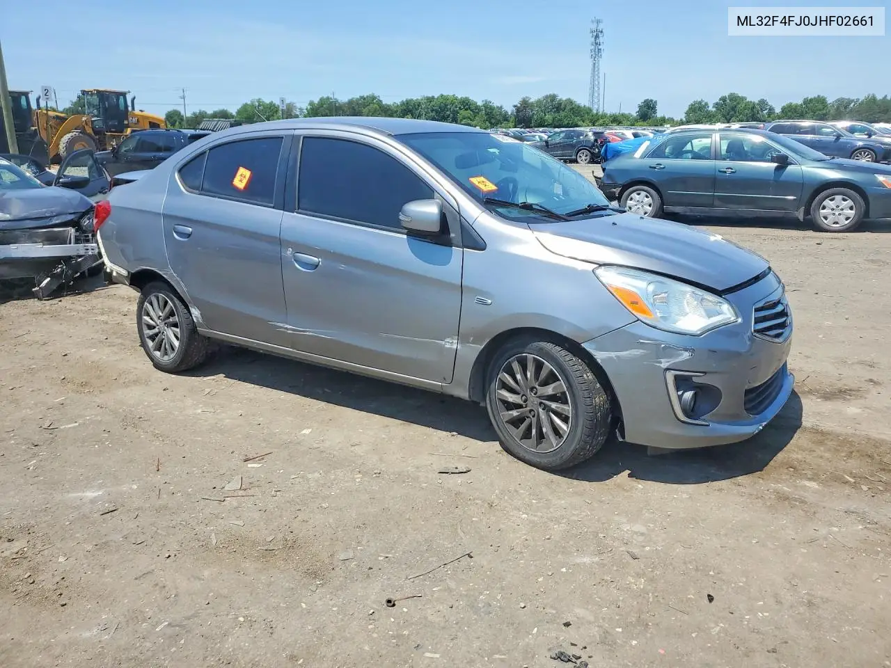 2018 Mitsubishi Mirage G4 Se VIN: ML32F4FJ0JHF02661 Lot: 85981925