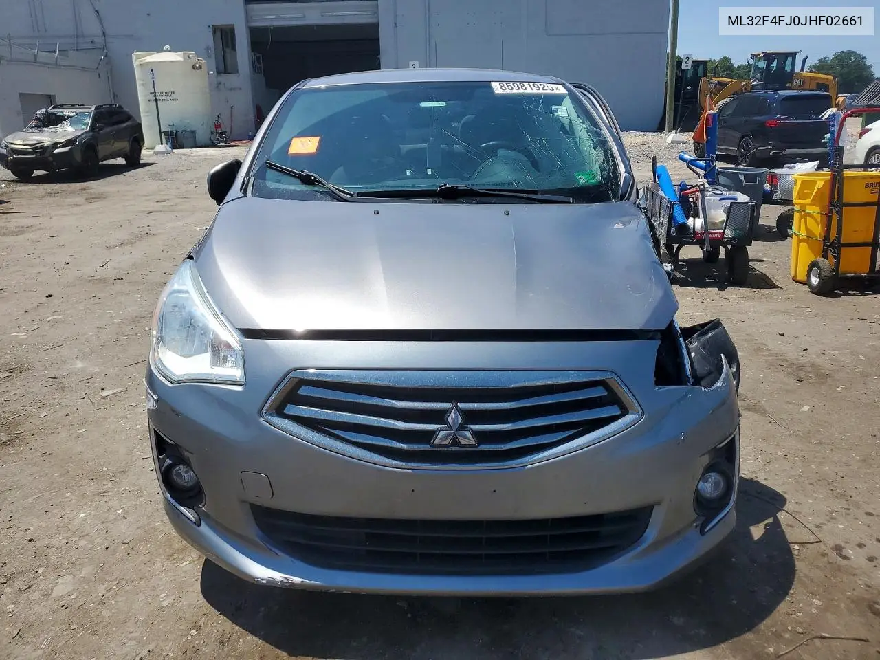 2018 Mitsubishi Mirage G4 Se VIN: ML32F4FJ0JHF02661 Lot: 85981925