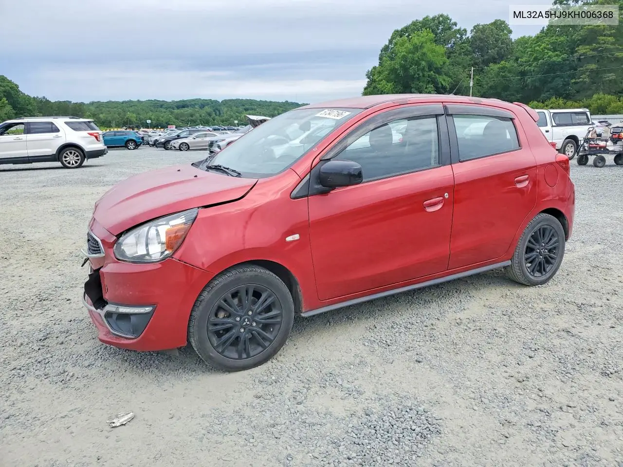 2019 Mitsubishi Mirage Le VIN: ML32A5HJ9KH006368 Lot: 57347196