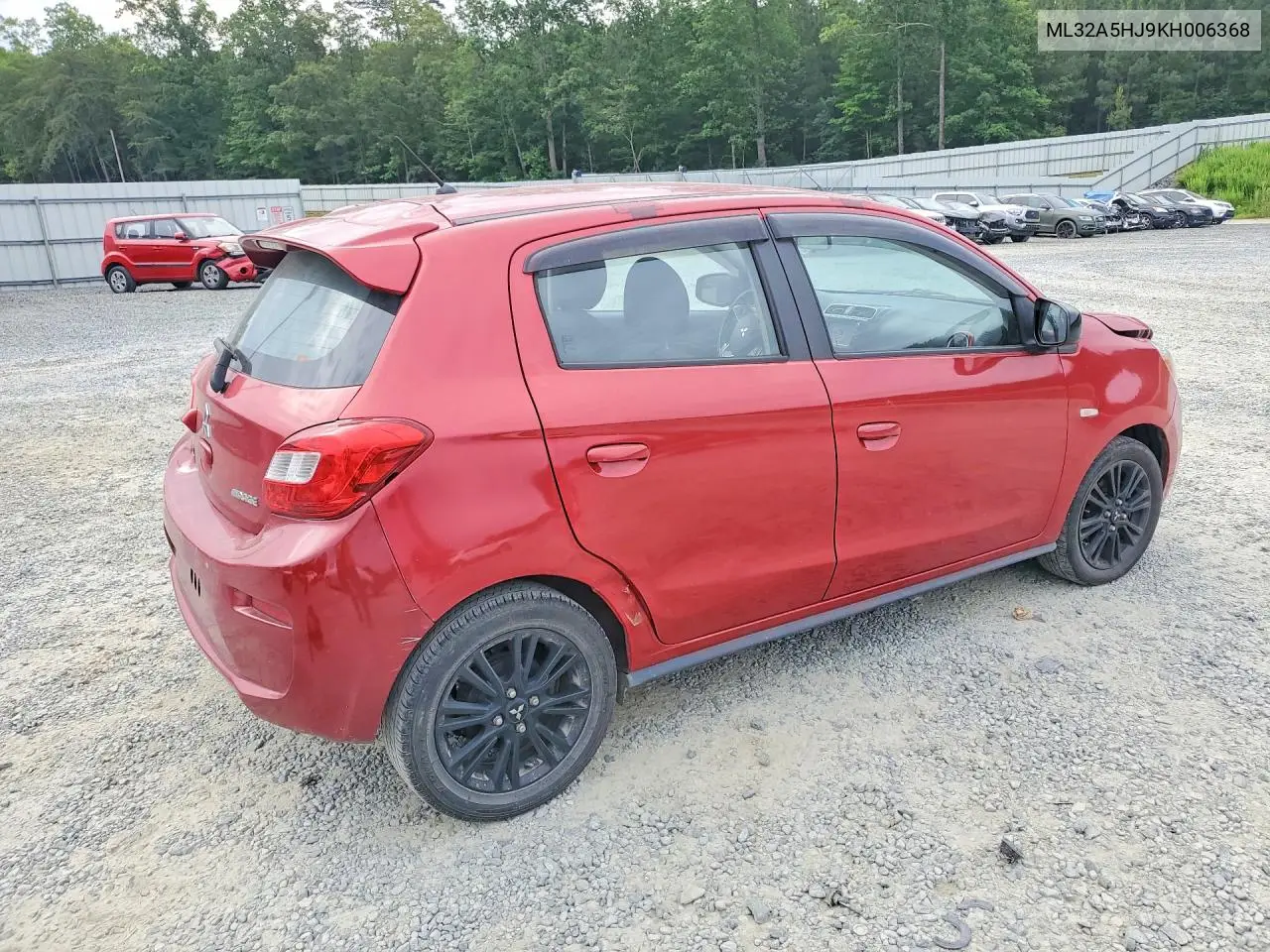 2019 Mitsubishi Mirage Le VIN: ML32A5HJ9KH006368 Lot: 57347196