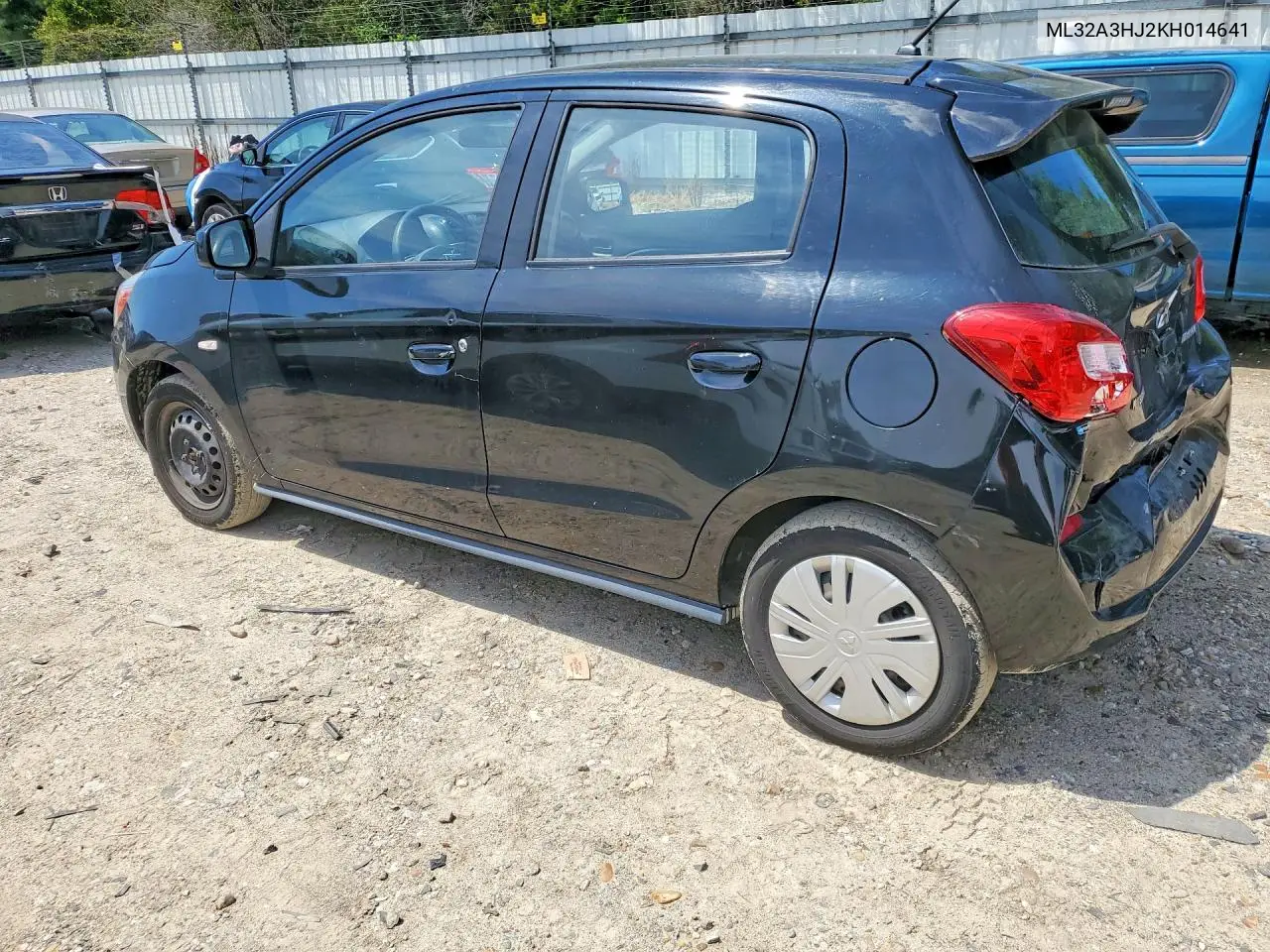 2019 Mitsubishi Mirage Es VIN: ML32A3HJ2KH014641 Lot: 58578146