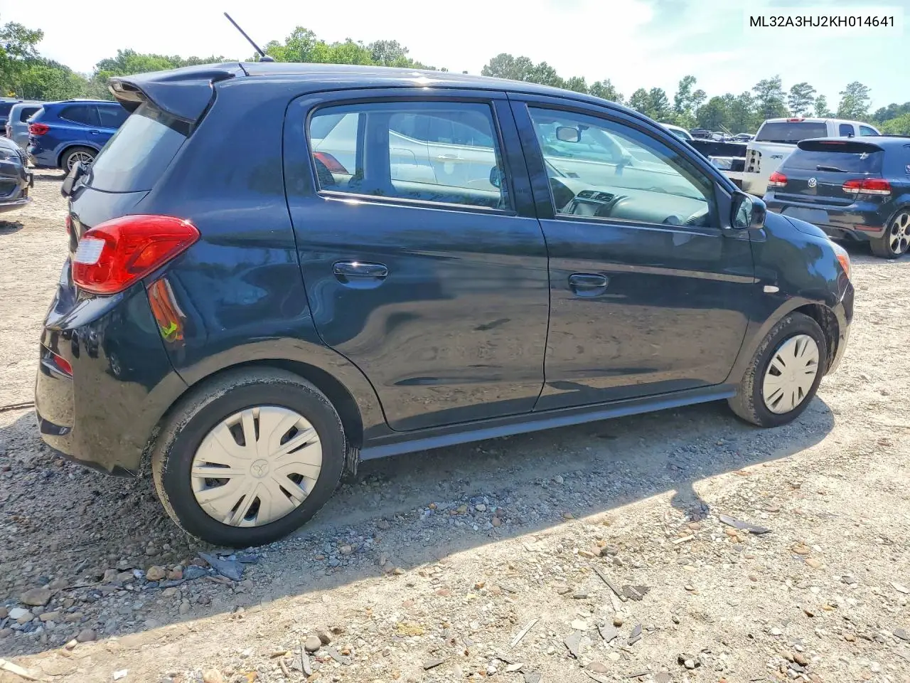 2019 Mitsubishi Mirage Es VIN: ML32A3HJ2KH014641 Lot: 58578146