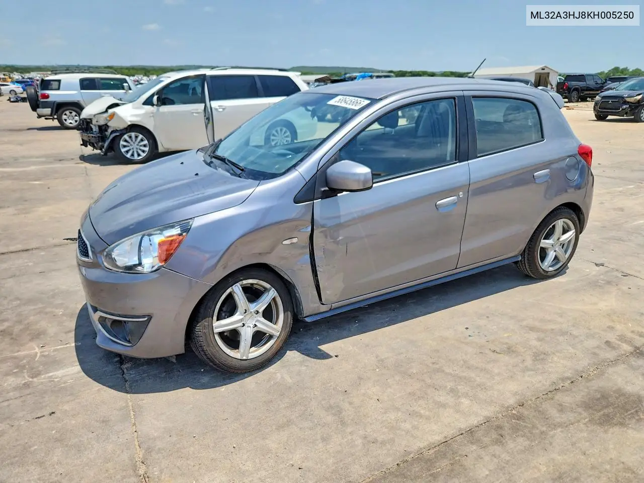 2019 Mitsubishi Mirage Es VIN: ML32A3HJ8KH005250 Lot: 58645866