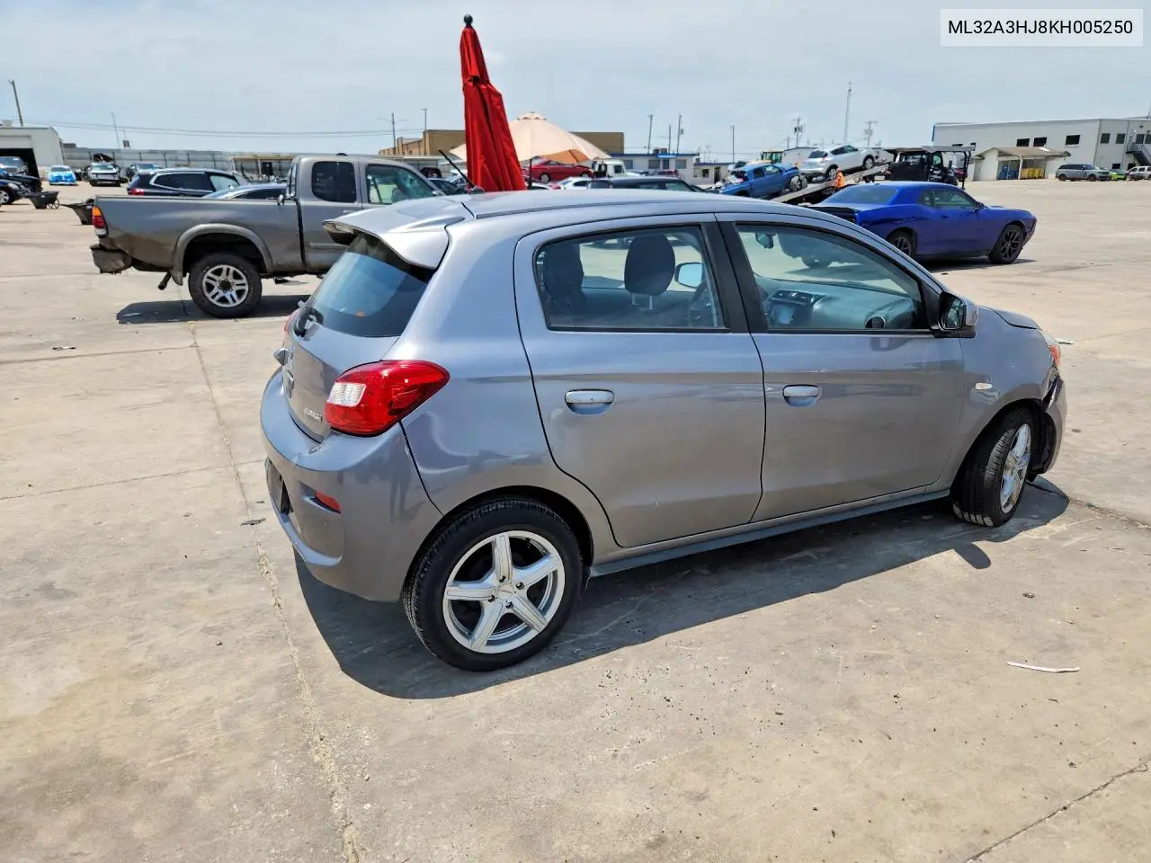 2019 Mitsubishi Mirage Es VIN: ML32A3HJ8KH005250 Lot: 58645866