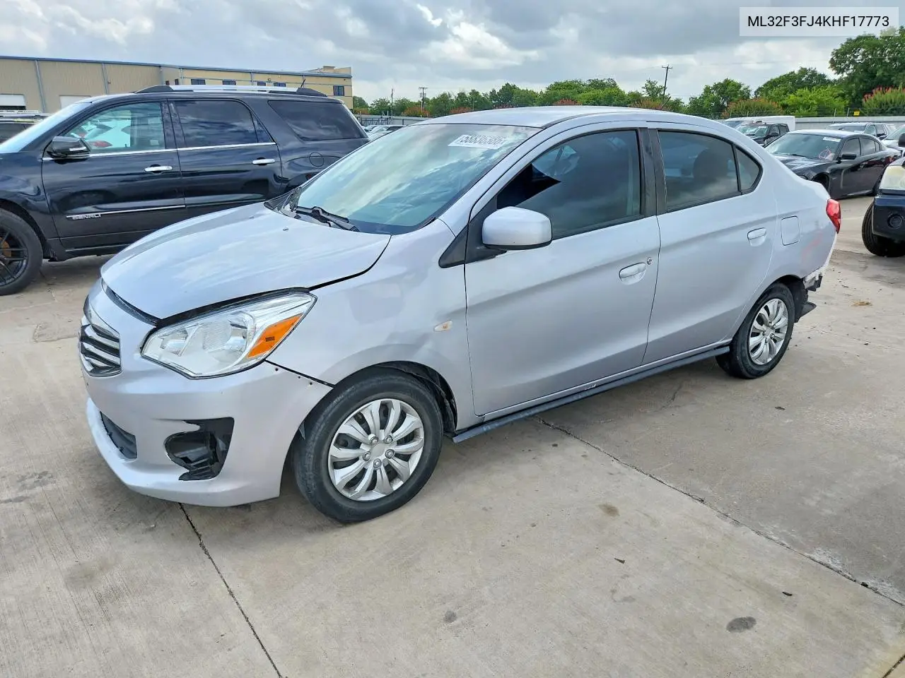 2019 Mitsubishi Mirage G4 Es VIN: ML32F3FJ4KHF17773 Lot: 58836386