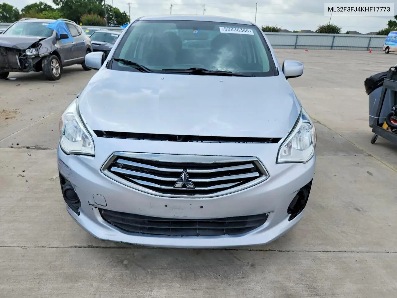 2019 Mitsubishi Mirage G4 Es VIN: ML32F3FJ4KHF17773 Lot: 58836386