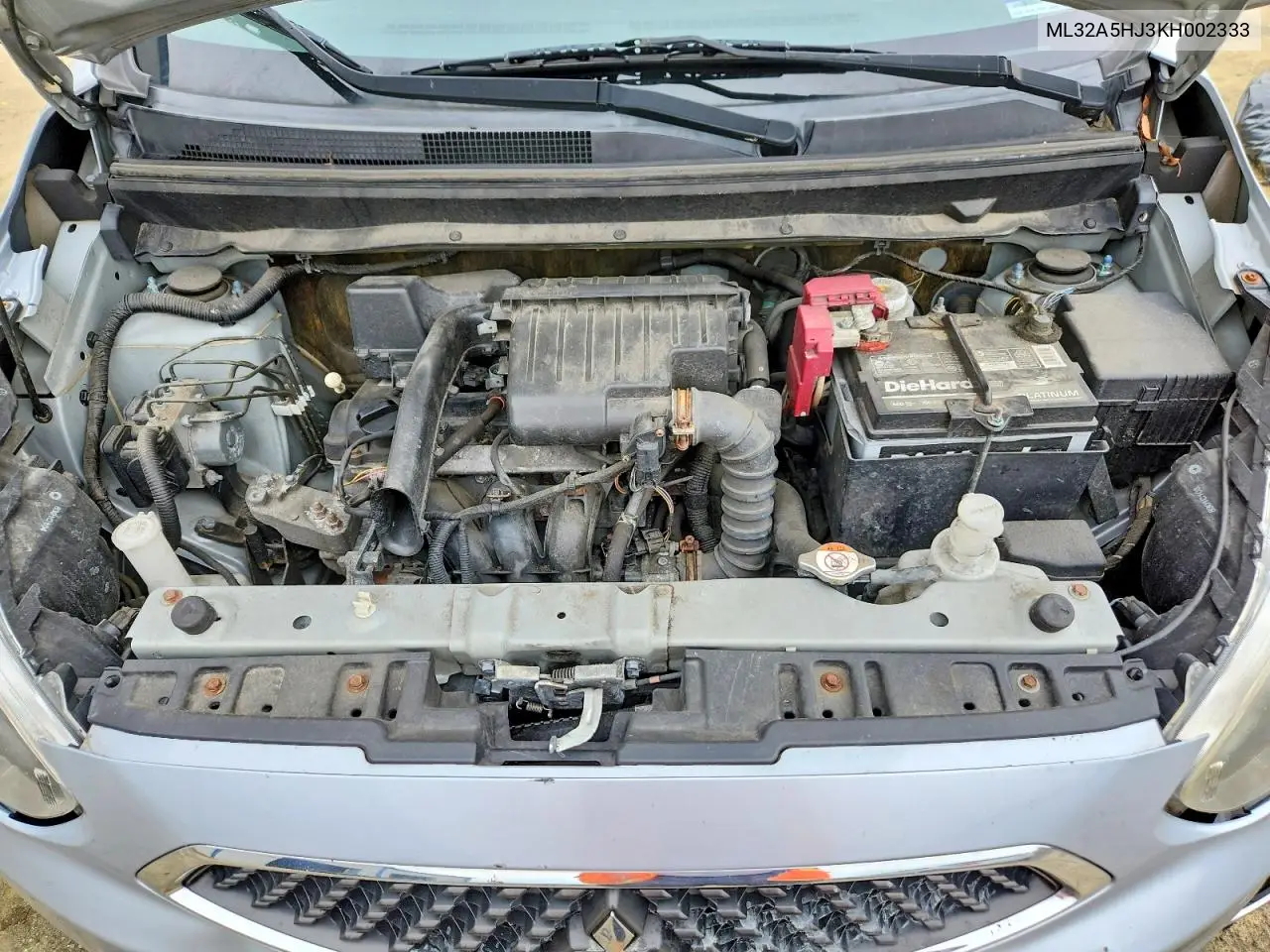 2019 Mitsubishi Mirage Le VIN: ML32A5HJ3KH002333 Lot: 59106716