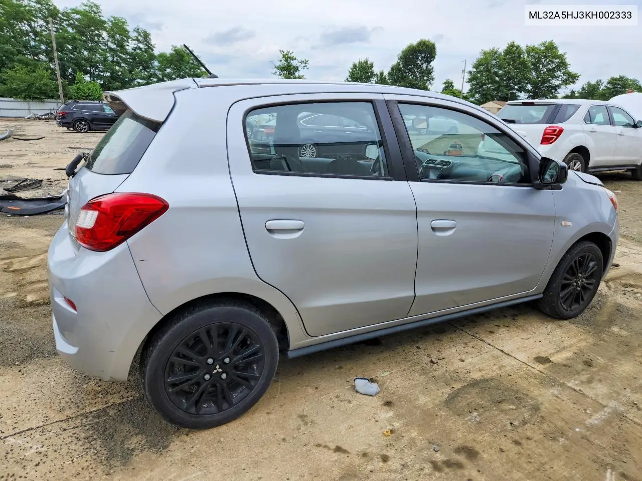 2019 Mitsubishi Mirage Le VIN: ML32A5HJ3KH002333 Lot: 59106716