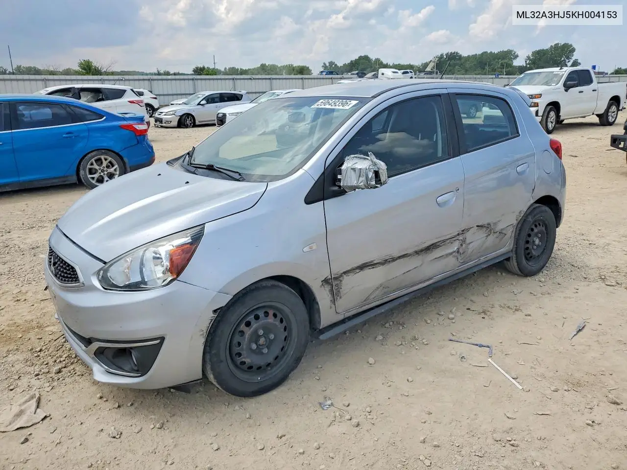 2019 Mitsubishi Mirage Es VIN: ML32A3HJ5KH004153 Lot: 59649396