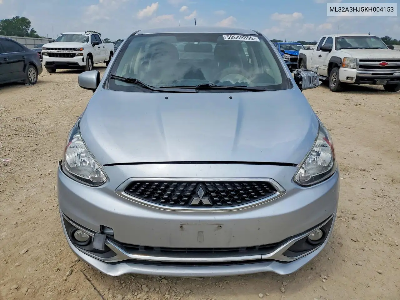 2019 Mitsubishi Mirage Es VIN: ML32A3HJ5KH004153 Lot: 59649396