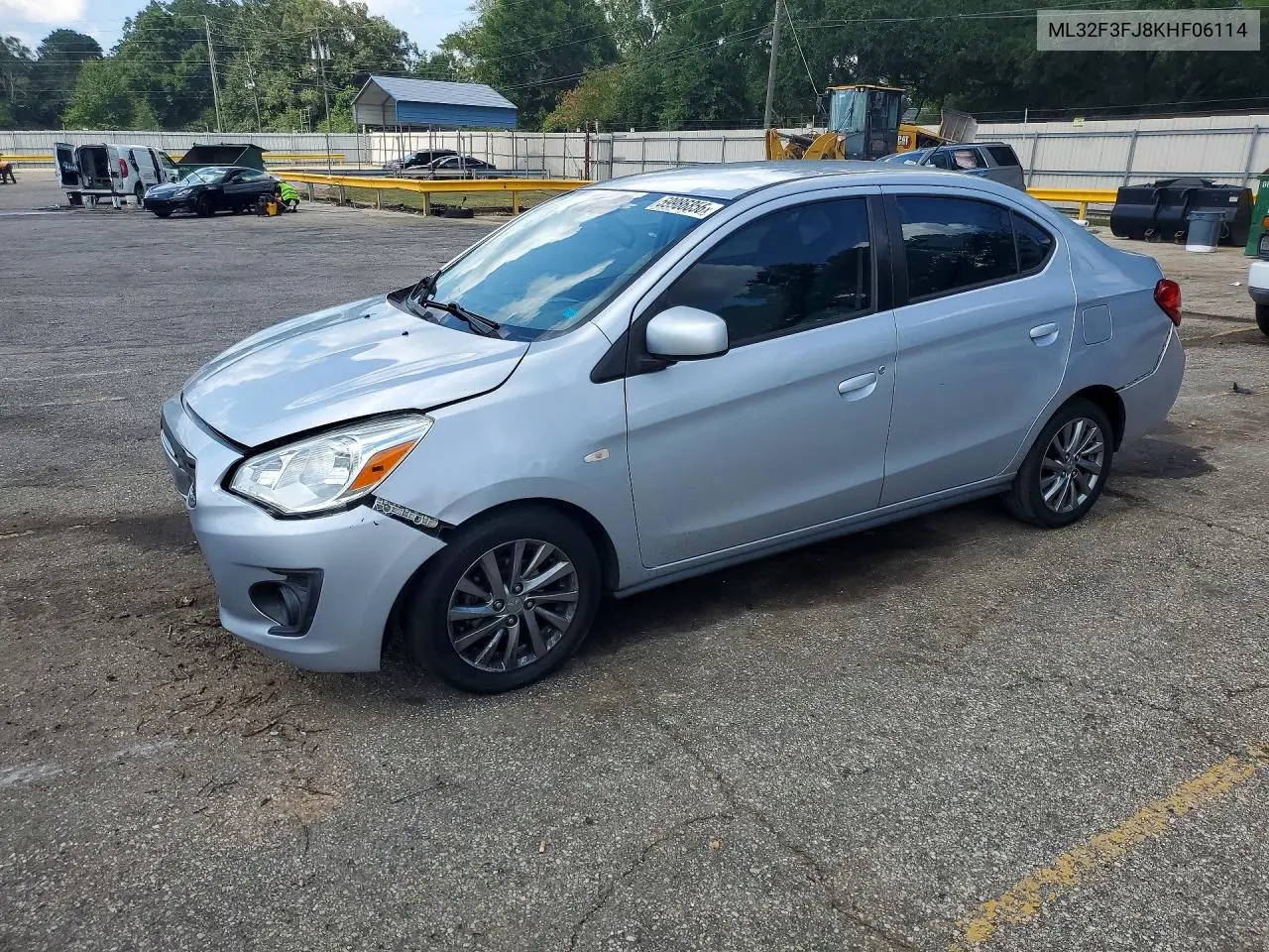 2019 Mitsubishi Mirage G4 Es VIN: ML32F3FJ8KHF06114 Lot: 59986856
