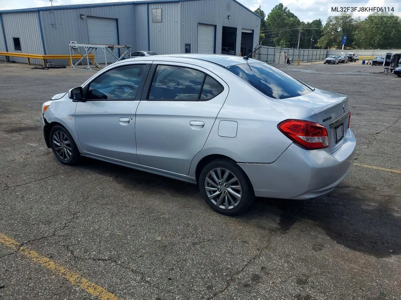2019 Mitsubishi Mirage G4 Es VIN: ML32F3FJ8KHF06114 Lot: 59986856