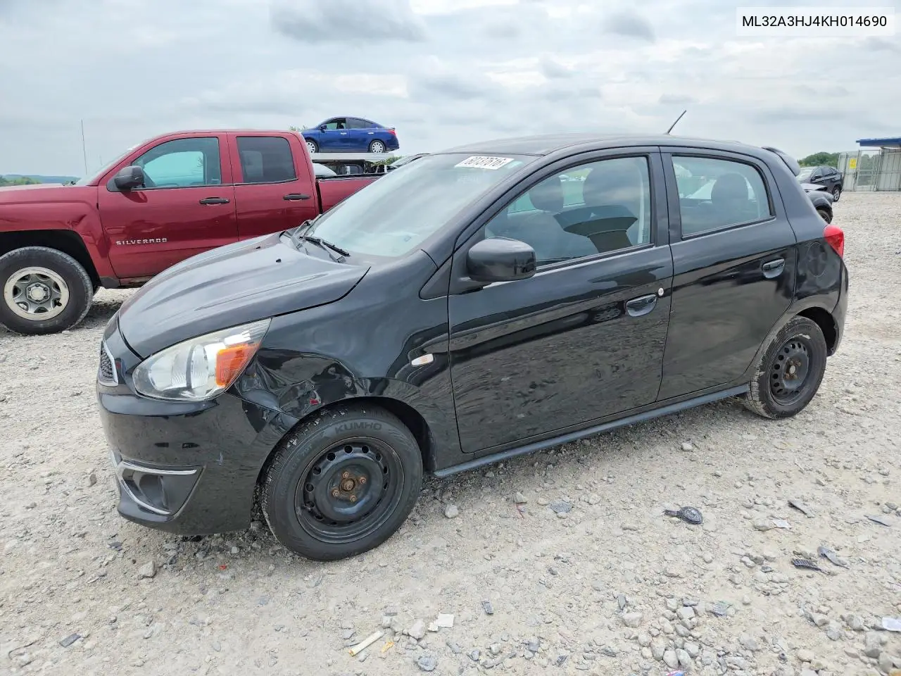 2019 Mitsubishi Mirage Es VIN: ML32A3HJ4KH014690 Lot: 60137616