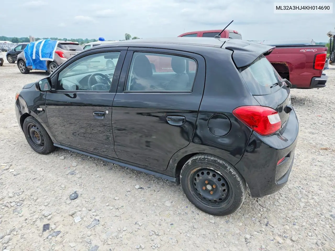 2019 Mitsubishi Mirage Es VIN: ML32A3HJ4KH014690 Lot: 60137616