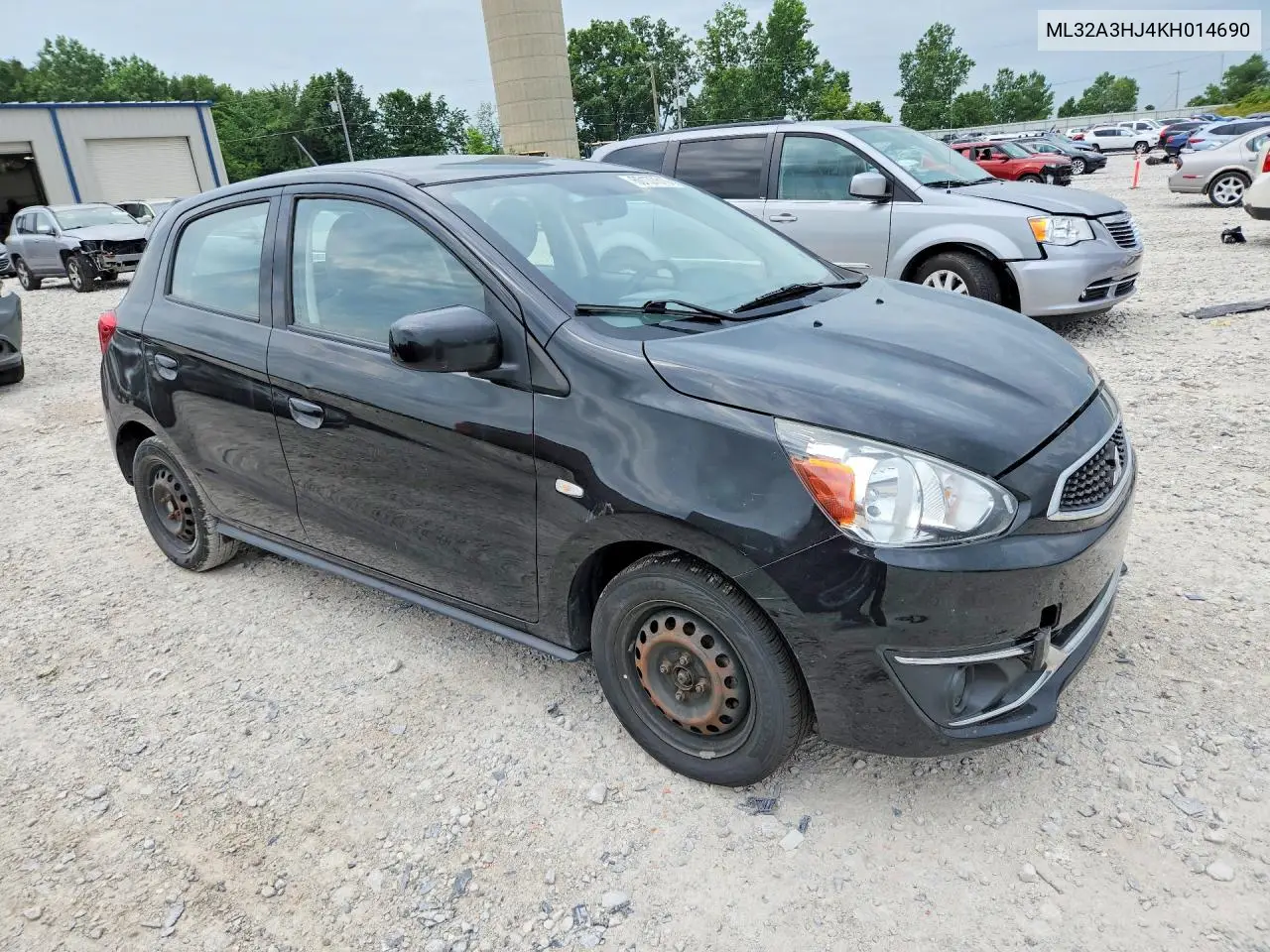2019 Mitsubishi Mirage Es VIN: ML32A3HJ4KH014690 Lot: 60137616