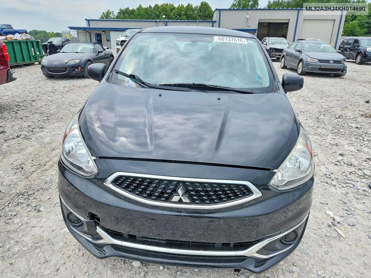 2019 Mitsubishi Mirage Es VIN: ML32A3HJ4KH014690 Lot: 60137616