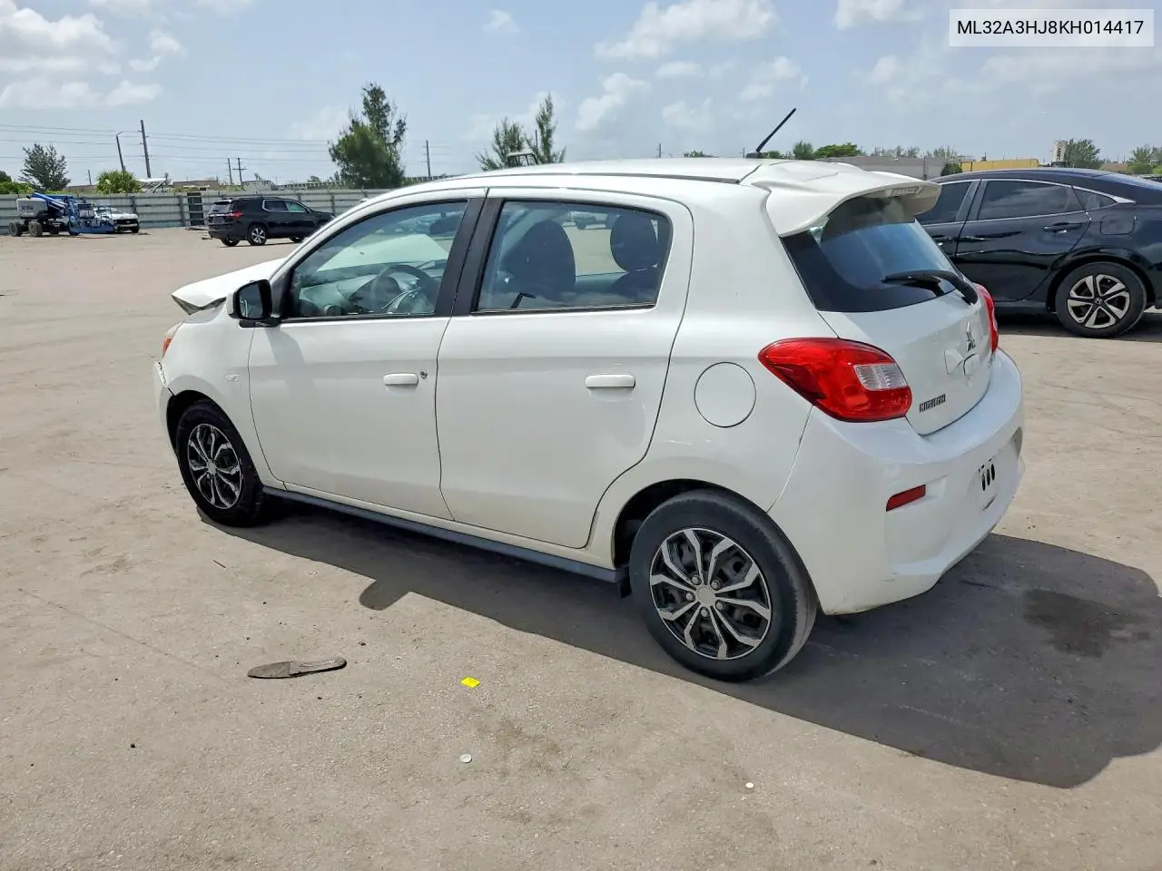 2019 Mitsubishi Mirage Es VIN: ML32A3HJ8KH014417 Lot: 60321446