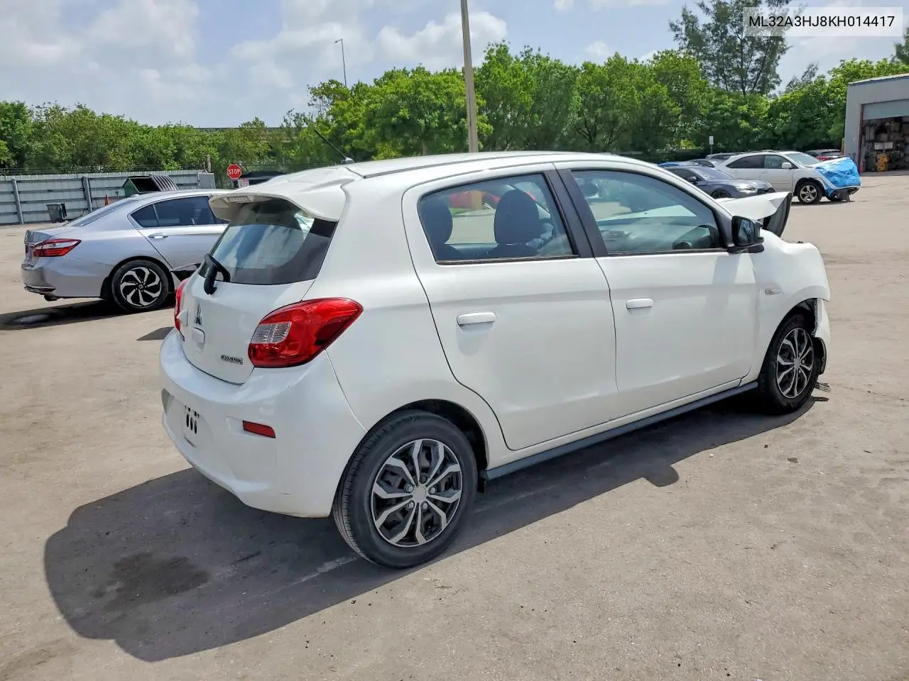 2019 Mitsubishi Mirage Es VIN: ML32A3HJ8KH014417 Lot: 60321446