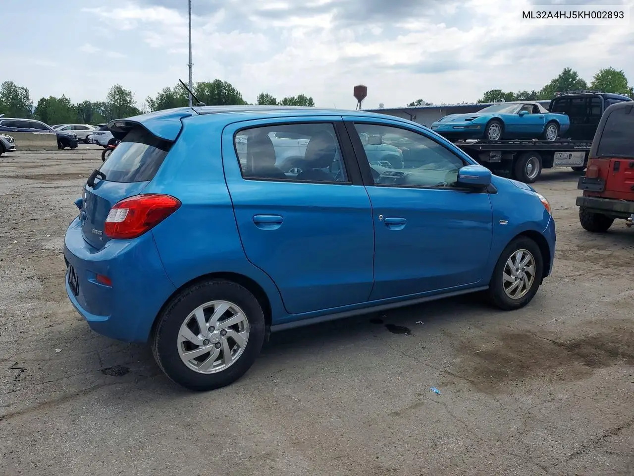 2019 Mitsubishi Mirage Se VIN: ML32A4HJ5KH002893 Lot: 60416756