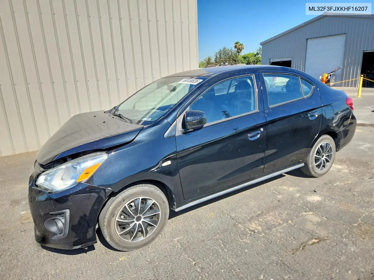2019 Mitsubishi Mirage G4 Es VIN: ML32F3FJXKHF16207 Lot: 60456826