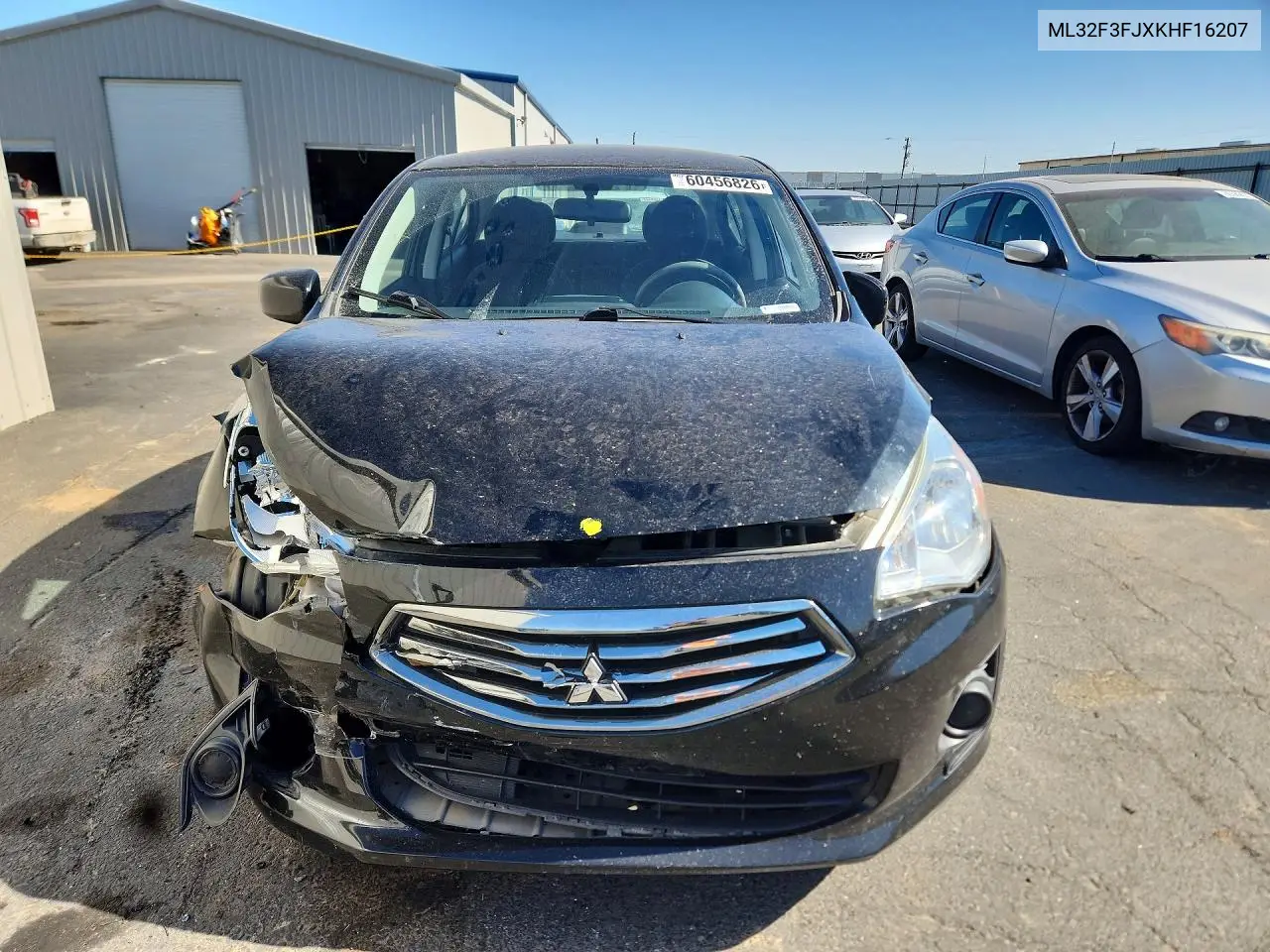 2019 Mitsubishi Mirage G4 Es VIN: ML32F3FJXKHF16207 Lot: 60456826