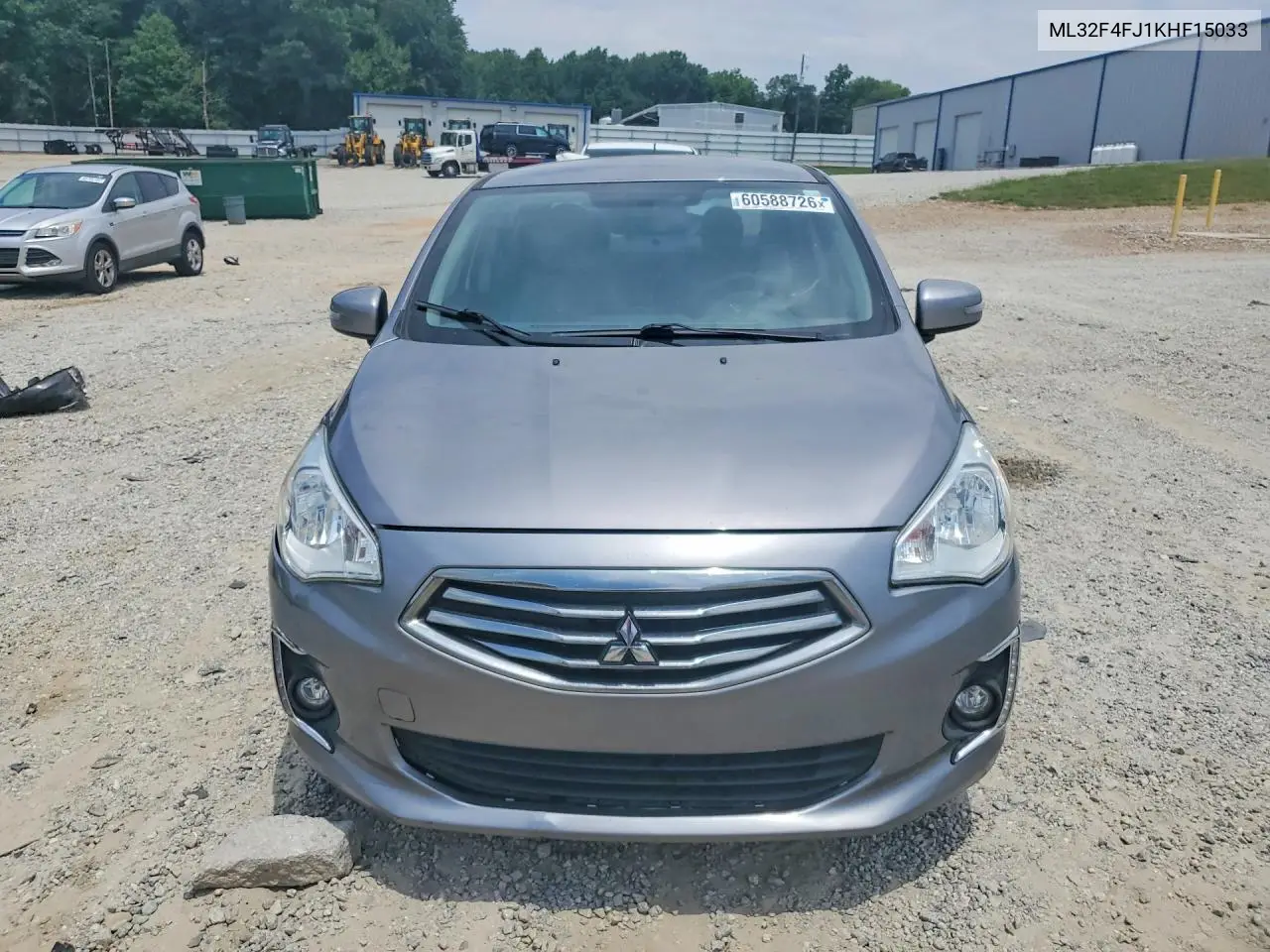 2019 Mitsubishi Mirage G4 Se VIN: ML32F4FJ1KHF15033 Lot: 60588726