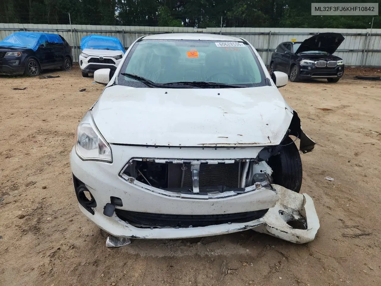 2019 Mitsubishi Mirage G4 Es VIN: ML32F3FJ6KHF10842 Lot: 60628536