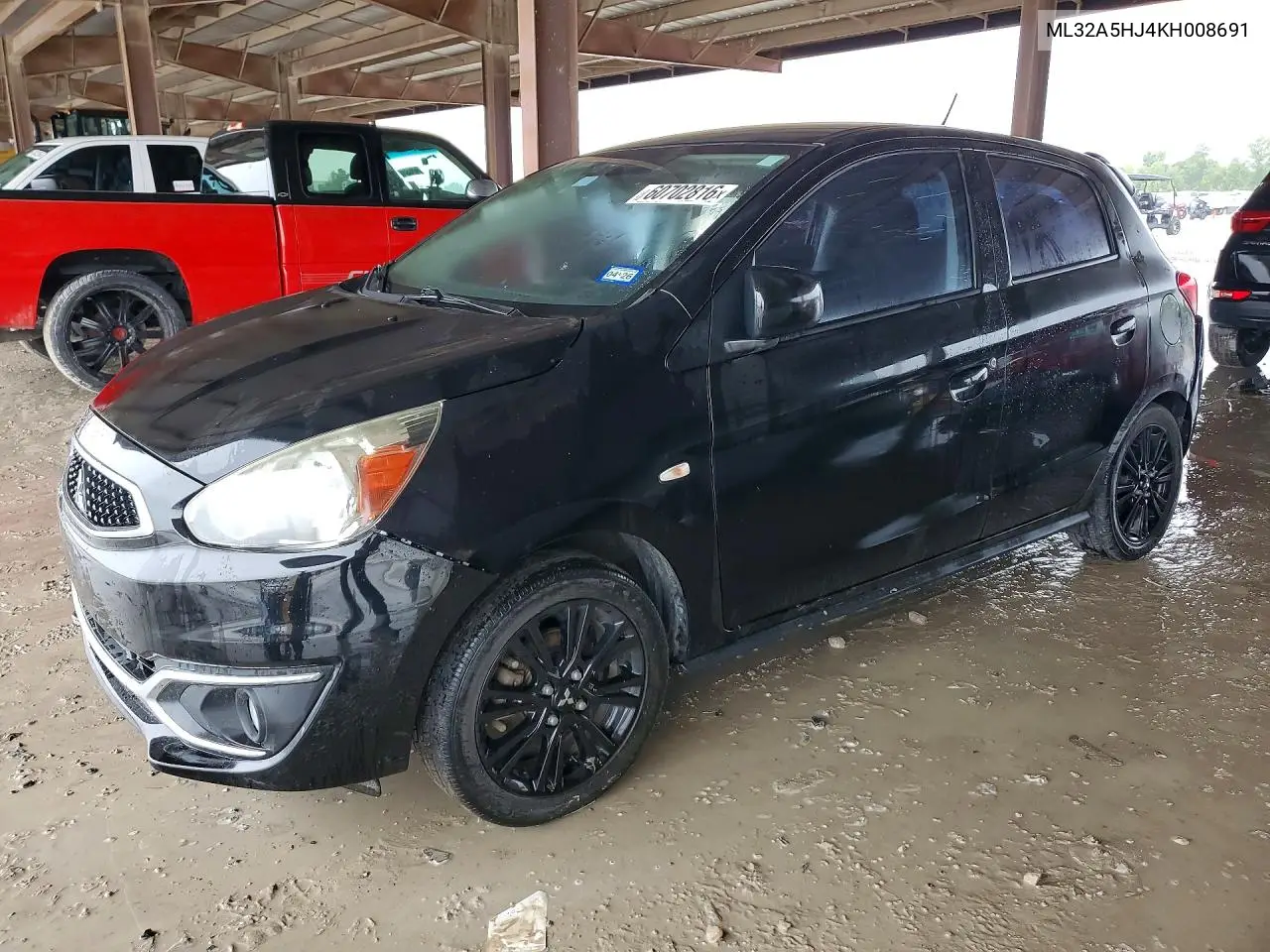 2019 Mitsubishi Mirage Le VIN: ML32A5HJ4KH008691 Lot: 60702816