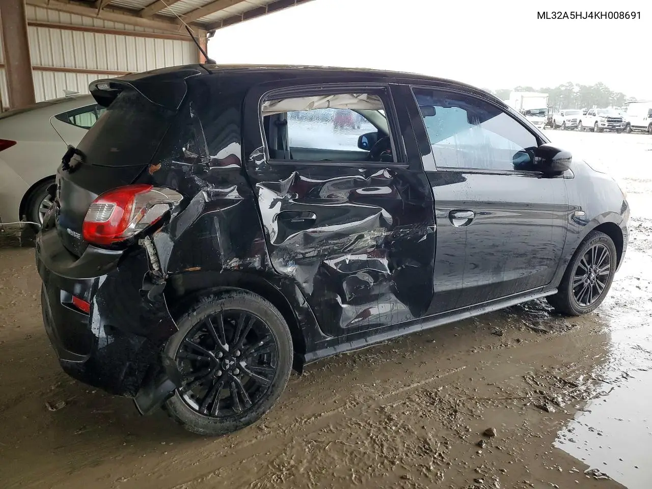 2019 Mitsubishi Mirage Le VIN: ML32A5HJ4KH008691 Lot: 60702816