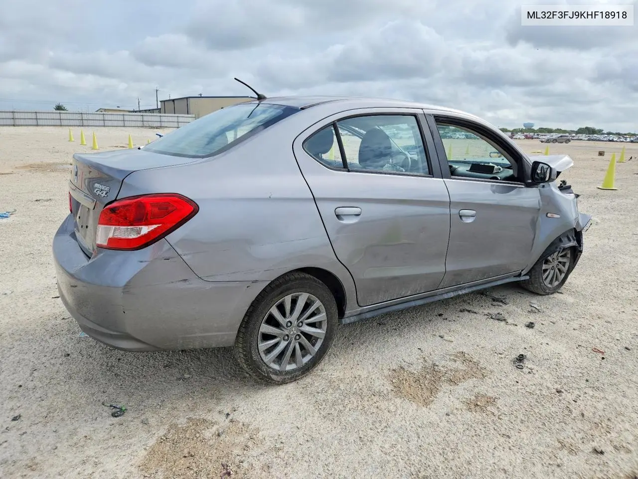2019 Mitsubishi Mirage G4 Es VIN: ML32F3FJ9KHF18918 Lot: 60880236
