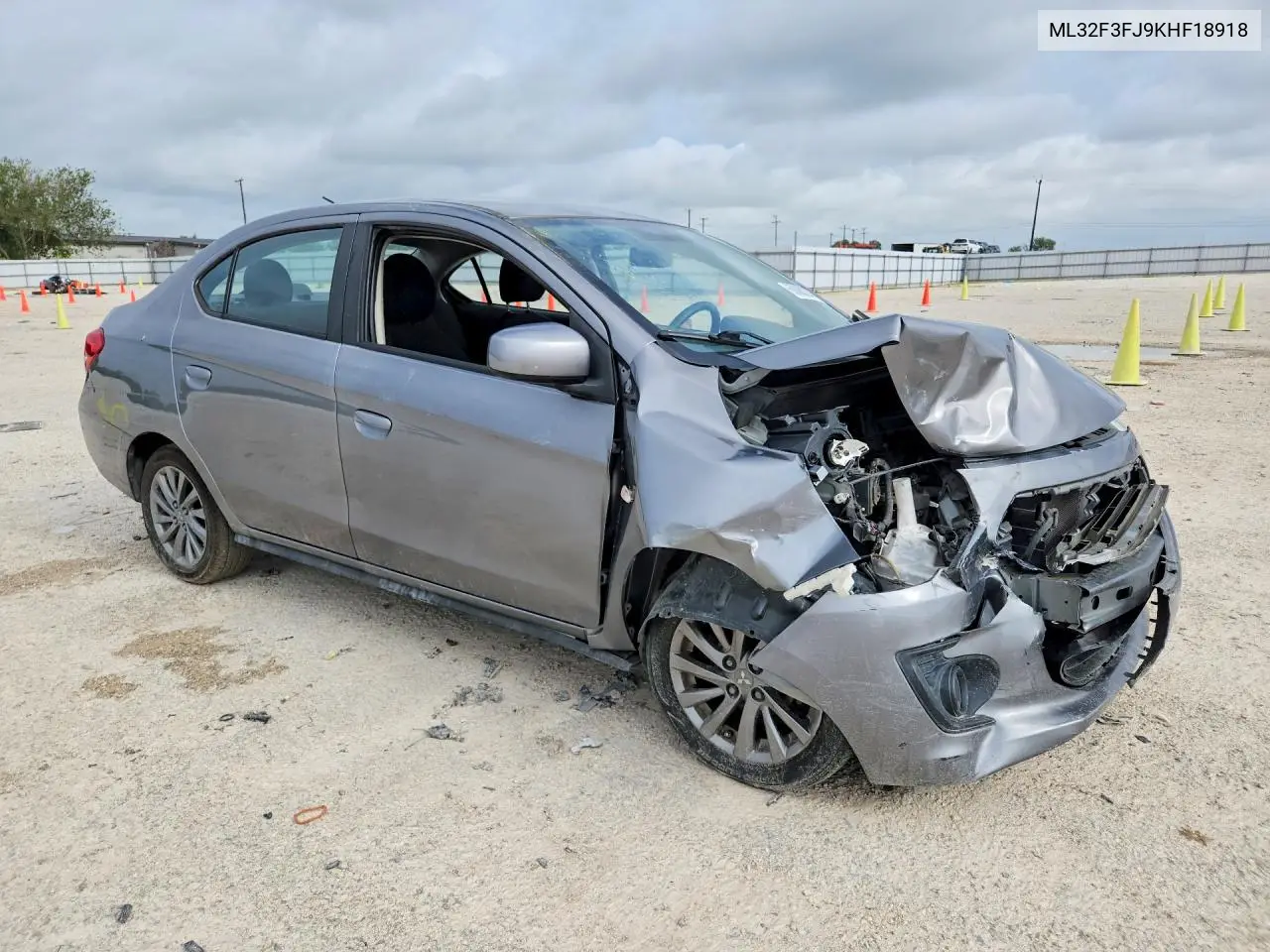 2019 Mitsubishi Mirage G4 Es VIN: ML32F3FJ9KHF18918 Lot: 60880236