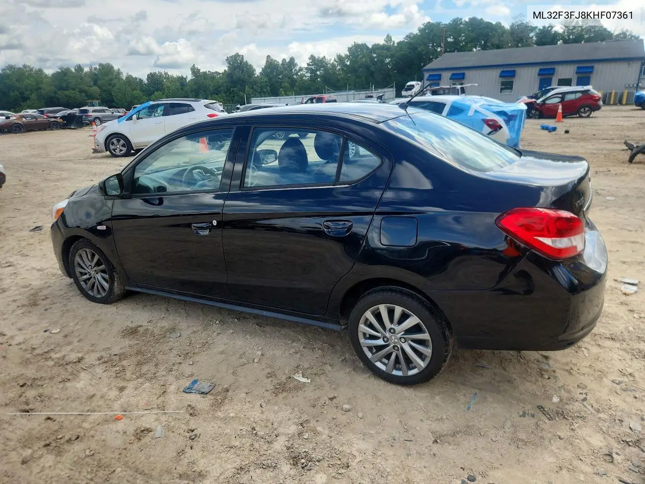 2019 Mitsubishi Mirage G4 Es VIN: ML32F3FJ8KHF07361 Lot: 61024076